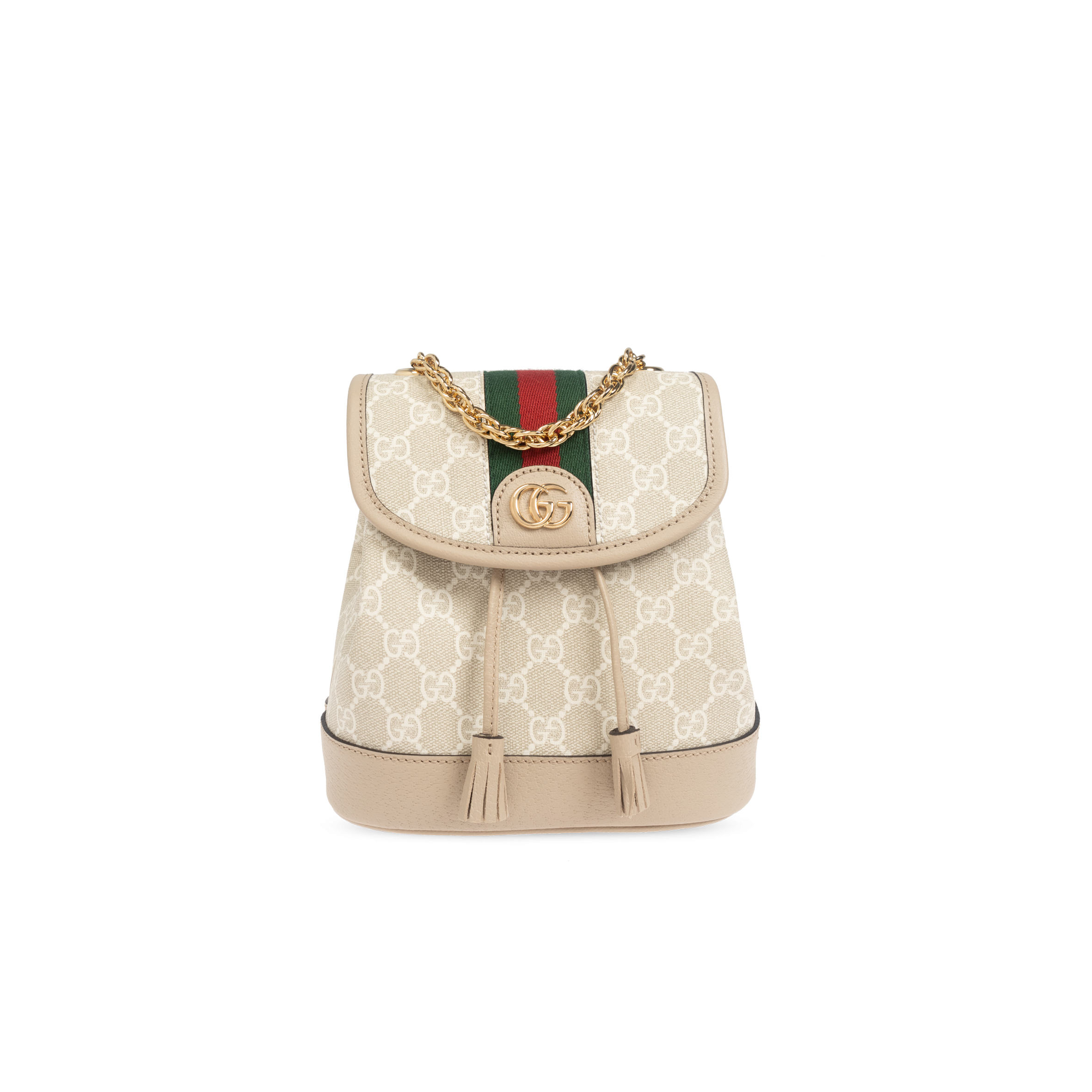 GUCCI OPHIDIA GG BEIGE-EBONY MINI BACKPACK 795221 (20.5*20*12cm)
